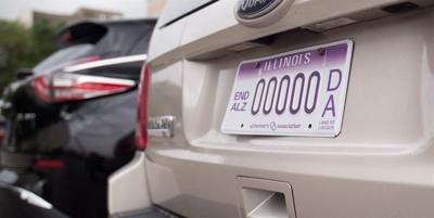New Illinois license plates support Alzheimer's Association
