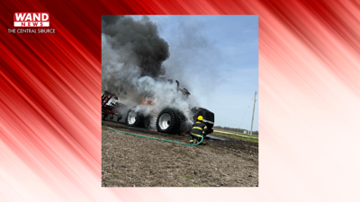Homer tractor fire