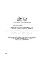 Pacey Censure Resolution