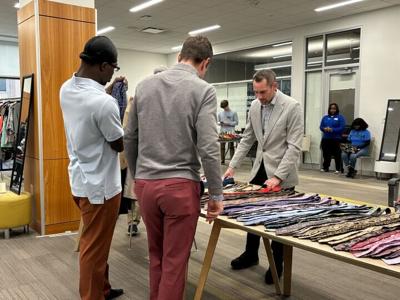 Millikin, Students pick out free professional outfit