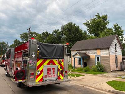House fire in Paris, Illinois