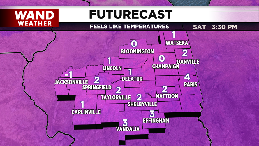 Temperatures finally climb above 0 on Saturday afternoon