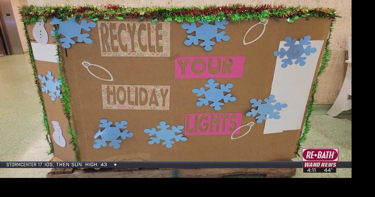 Where to recycle broken holiday lights Videos