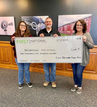 First National Bank and Trust Company BBBSCIL donation