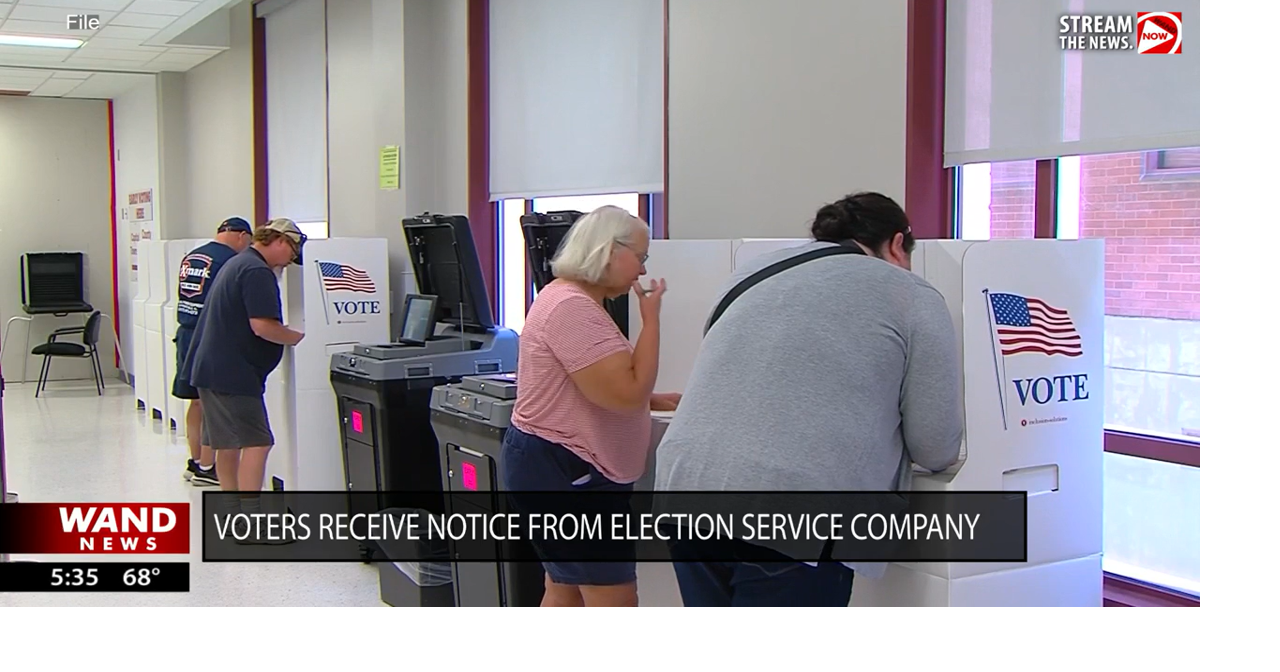 Voters get notice from election service company