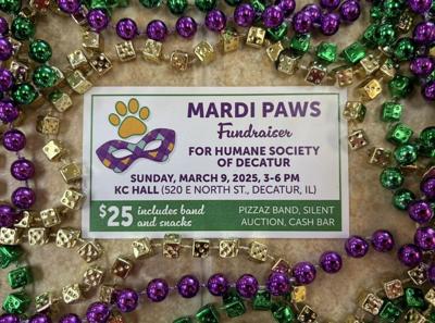 Mardi Paws Poster