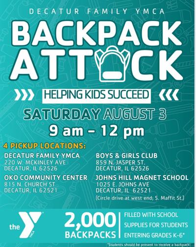 2024 Decatur Backpack Attack Flyer
