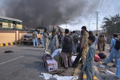 Pakistan Train Bombing