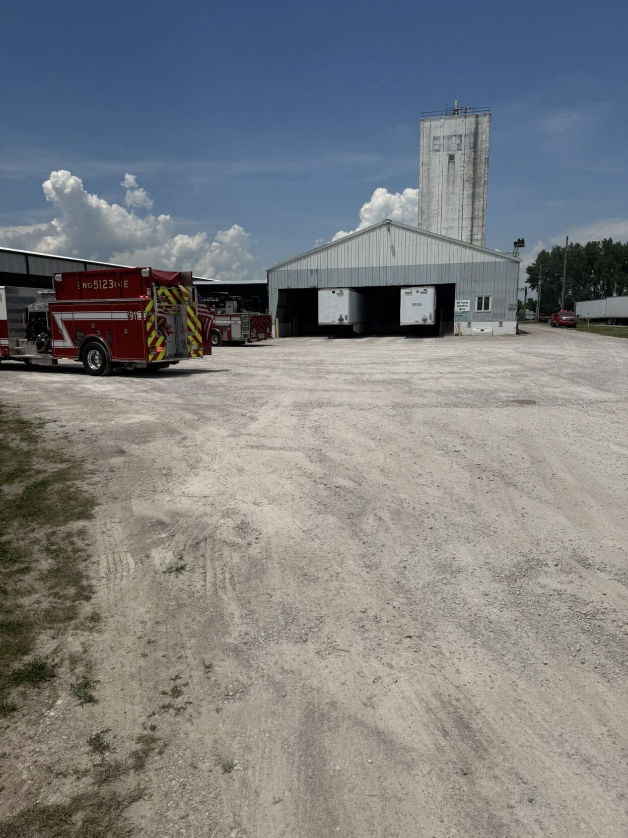 Fire at Lincoln Transload and Processing