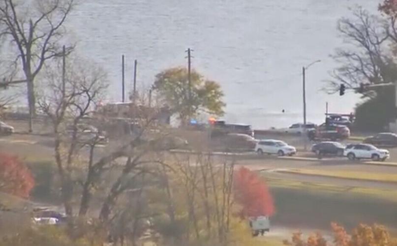 Vehicle in the water in Decatur