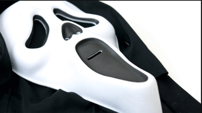 Men in "Scream" masks burglarize gym