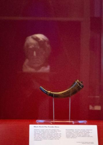 Powder horn Lincoln used to join museum display