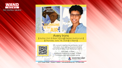 Avery Irons DPL author visit