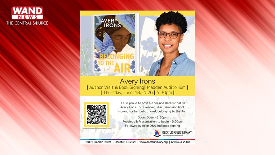 Avery Irons DPL author visit