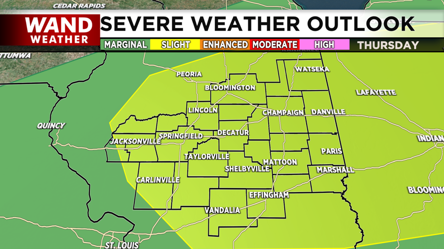 Slight risk for severe storms on Thursday night.png