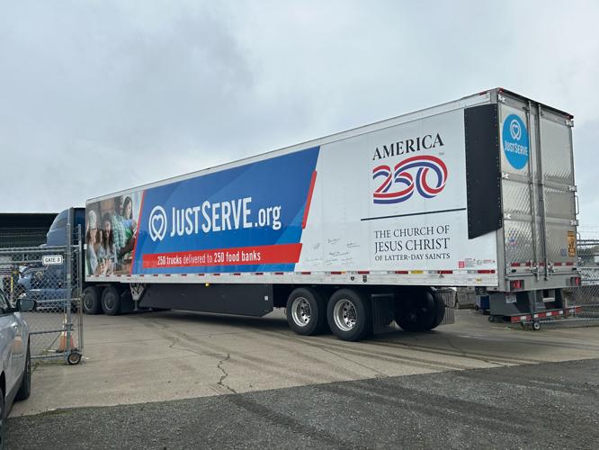 Central Illinois Foodbank Donation trailer