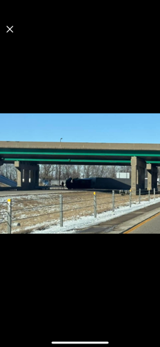 I-72 and I-55 semi roll over