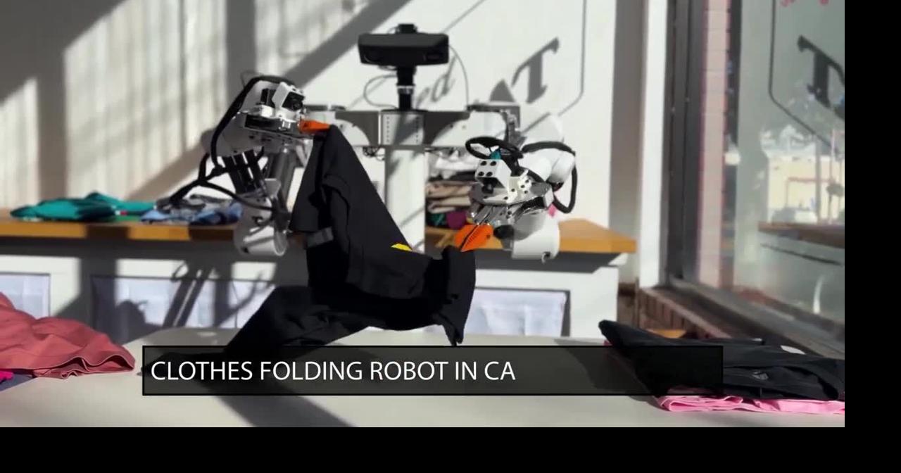 Clothes folding robot unveiled in California