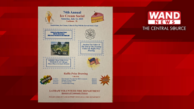 Latham 74th annual ice cream social poster