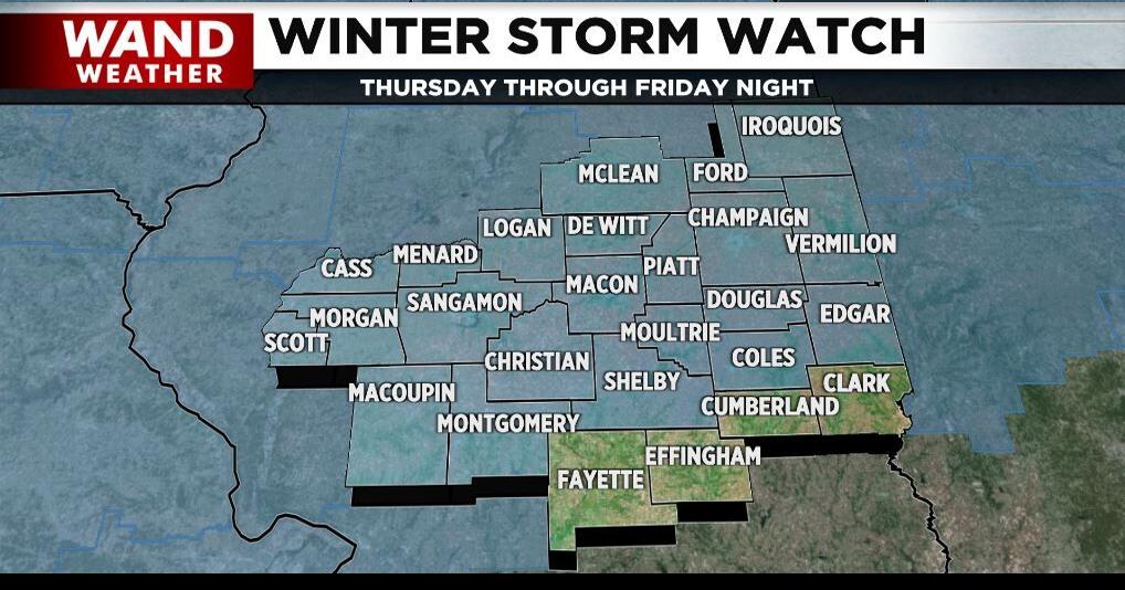 Quiet weather expected across Central Illinois before Thursday's winter storm Top Stories