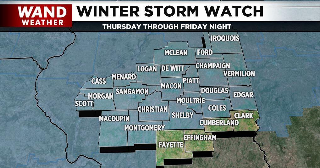 Quiet weather expected across Central Illinois before Thursday's winter ...