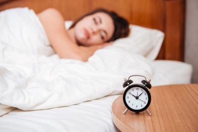 Alarm clock, sleeping