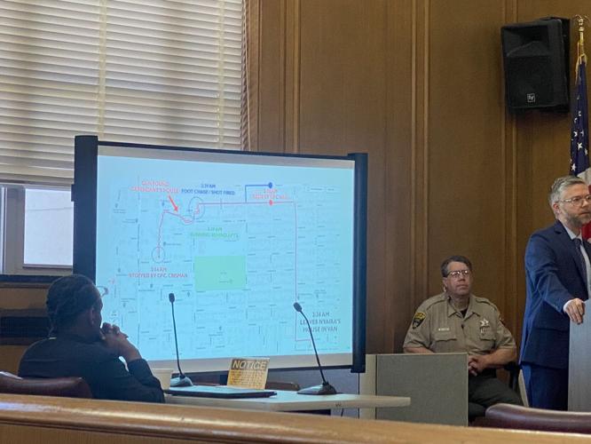 Joseph Williams trial map evidence