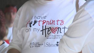 St. Mary's hosts Share Walk for infant and baby loss awareness