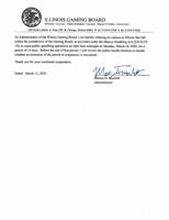 IGB casino closures order
