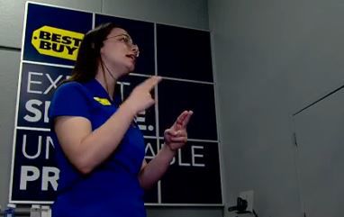 best buy sign language