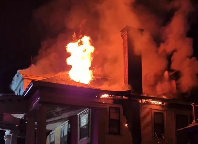 Fire at 421 W William in Decatur