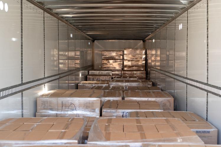 Central Illinois Foodbank Donation boxes
