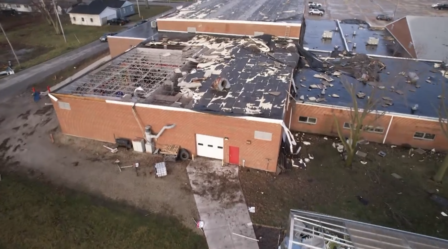 neoga schools tornado dmaage drone