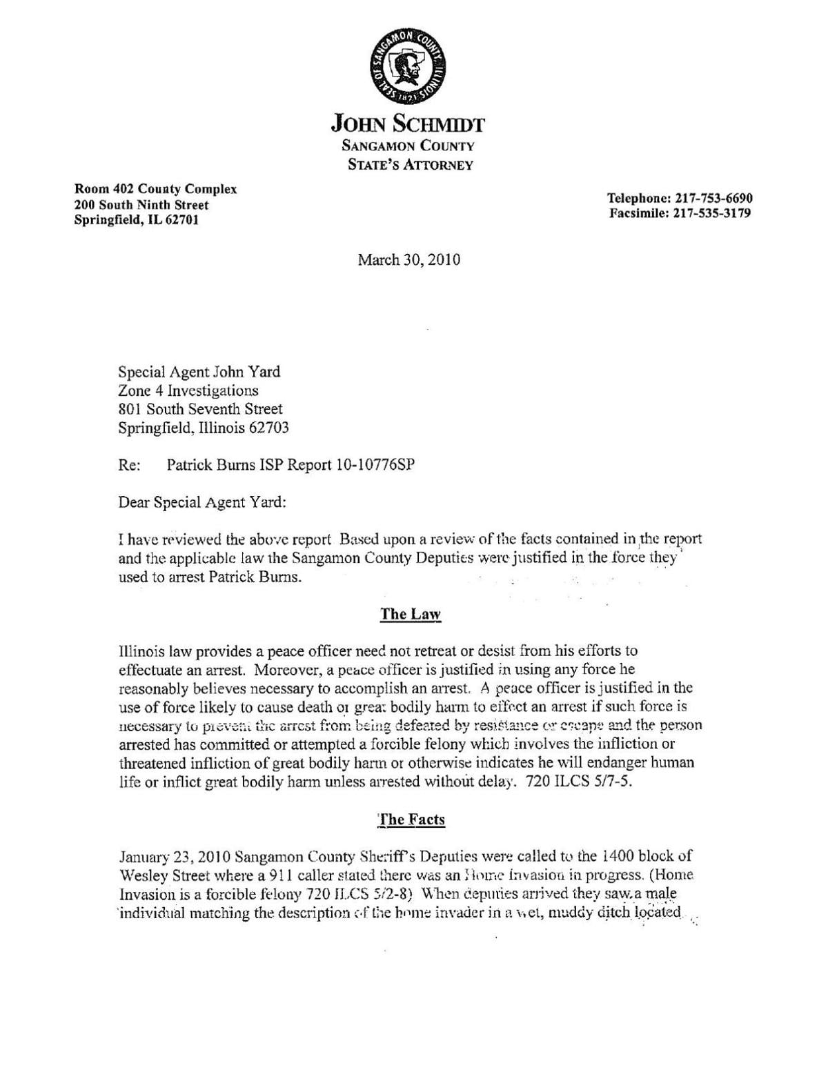 State's attorney finding on ISP report.pdf