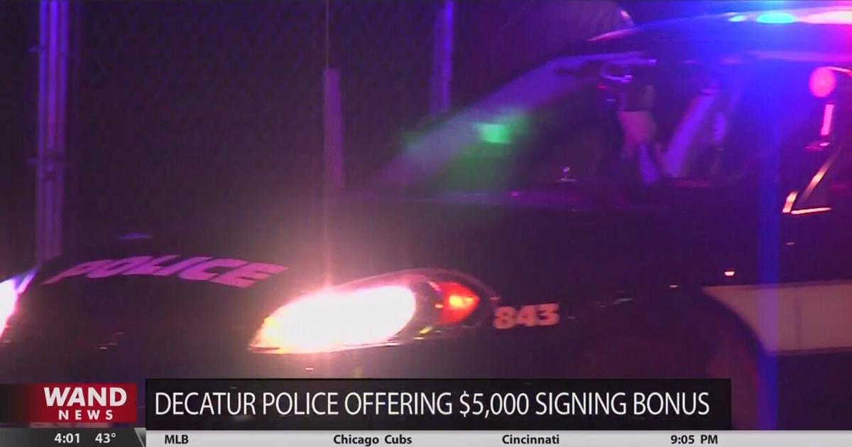 Decatur police offering $5K signing bonus in search for officers | News ...