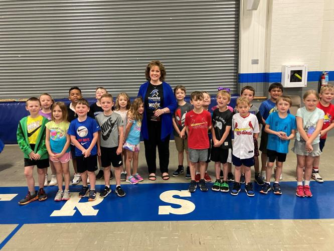 Valdahl with her students.jpg