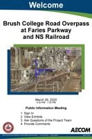 Brush College Road Project Plans