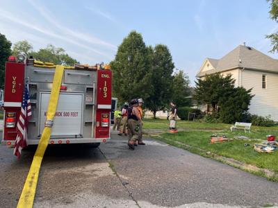 Crews on scene in villa grove