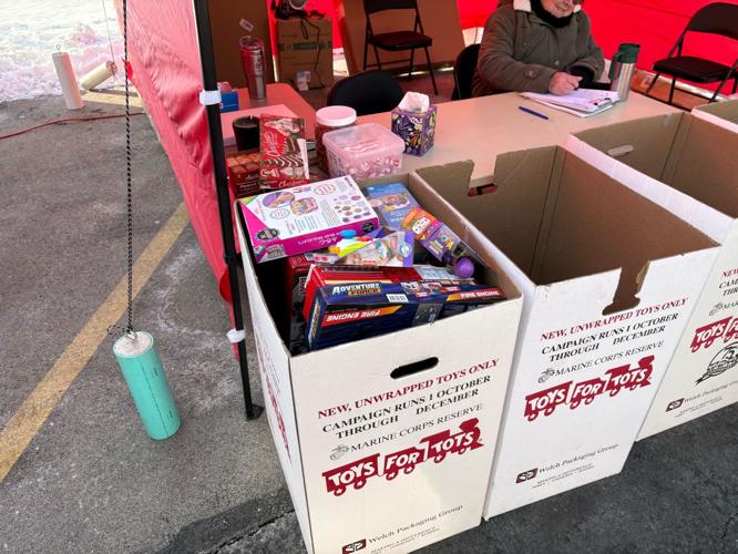 Spirit of giving 2025 box full of toys