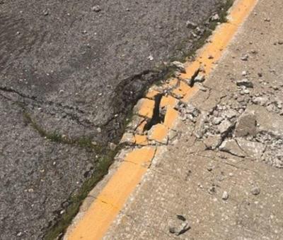 Route 51/Autumn Road buckled