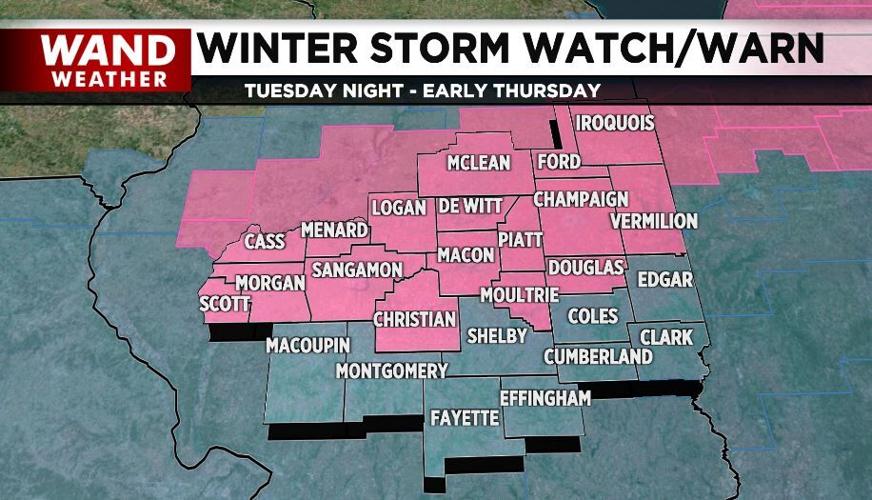 Winter storm watches/warnings - Jan. 31, 2022