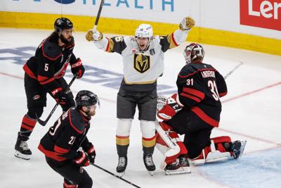 Stanley Cup Golden Knights Hurricanes Hockey