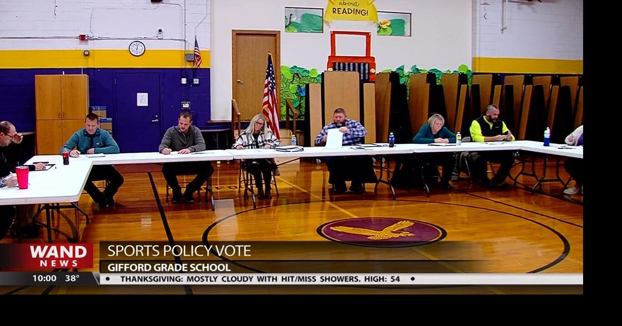 Gifford Grade School Board Votes to Continue Protecting Transgender Athletes Amid Contentious School Board Meeting |  Main stories