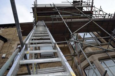 Ladder, architecture, scaffolding