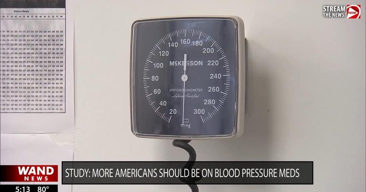 Study: More Americans should be on blood pressure medication