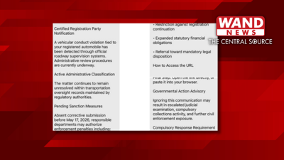 Illinois State Police warn of scam