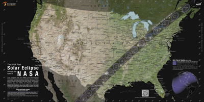 Nasa Eclipse Map 2024