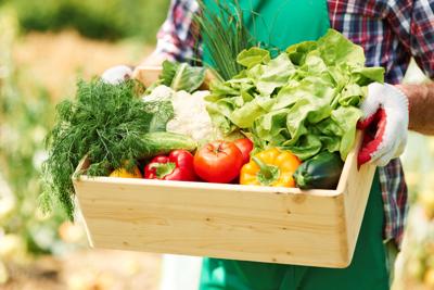 Fresh food, healthy,