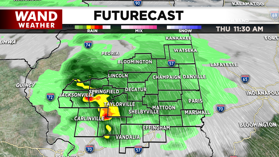 Scattered storms move through the area around midday.png