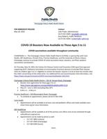 CUPHD Pfizer pediatric booster